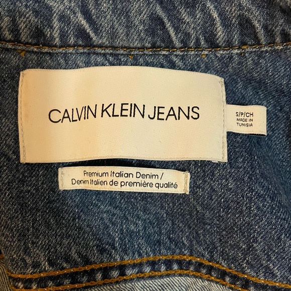 Calvin Klein denim jacket, color block size small. In basically new condition - Picture 4 of 4